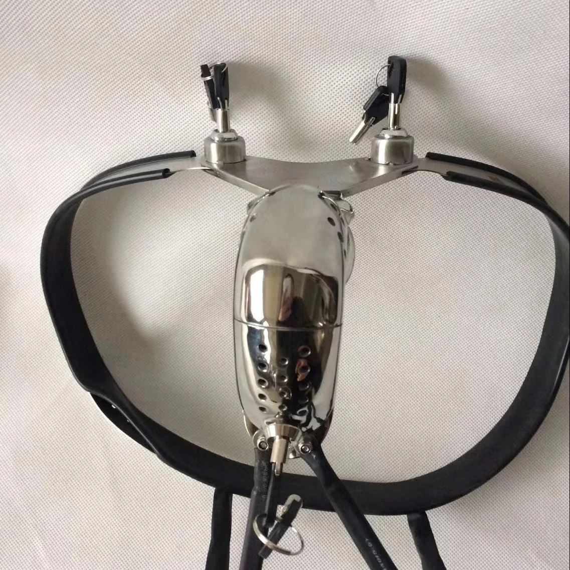 Male Chastity Belt 23 inches to 43 inches Waistline - Image 3