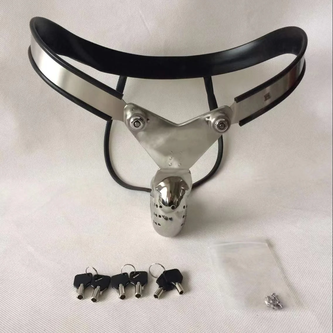 Male Chastity Belt 23 inches to 43 inches Waistline - Image 4