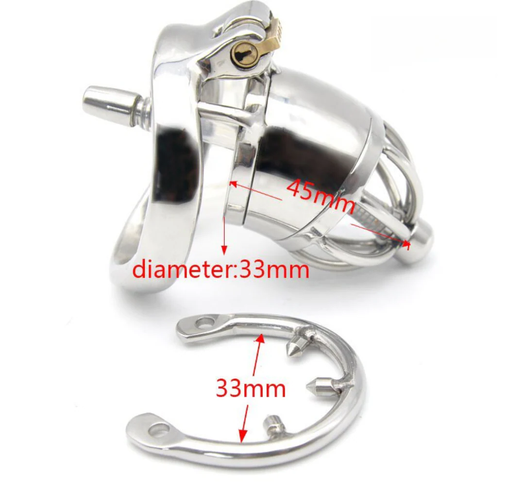 Male Chastity Cage 1.77 inches Long - Image 3