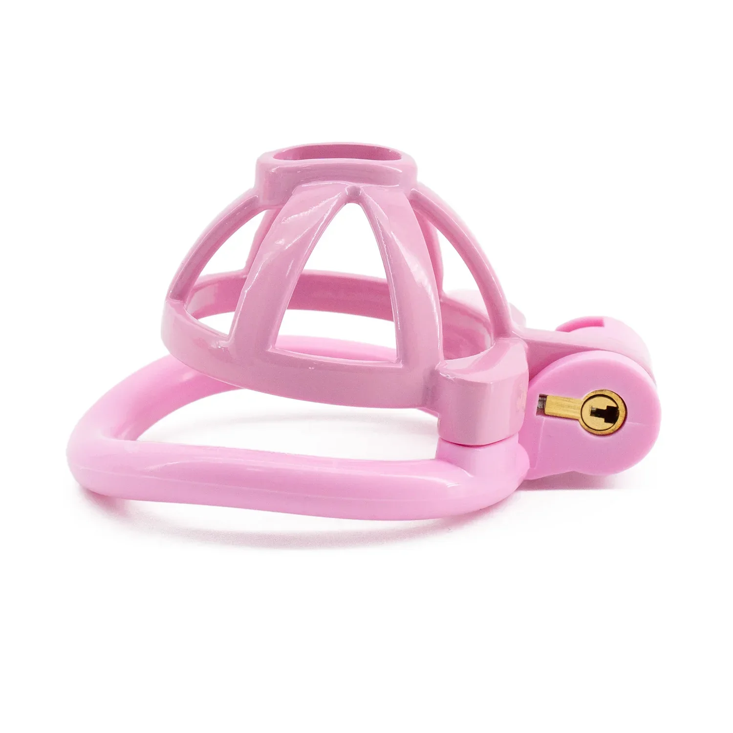 Light Cute Hollow Small Bowl Chastity Cage - Image 3