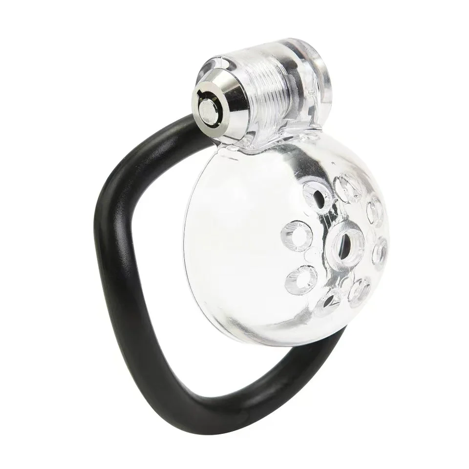 Male Chastity Cage With Clear Cage - Image 5