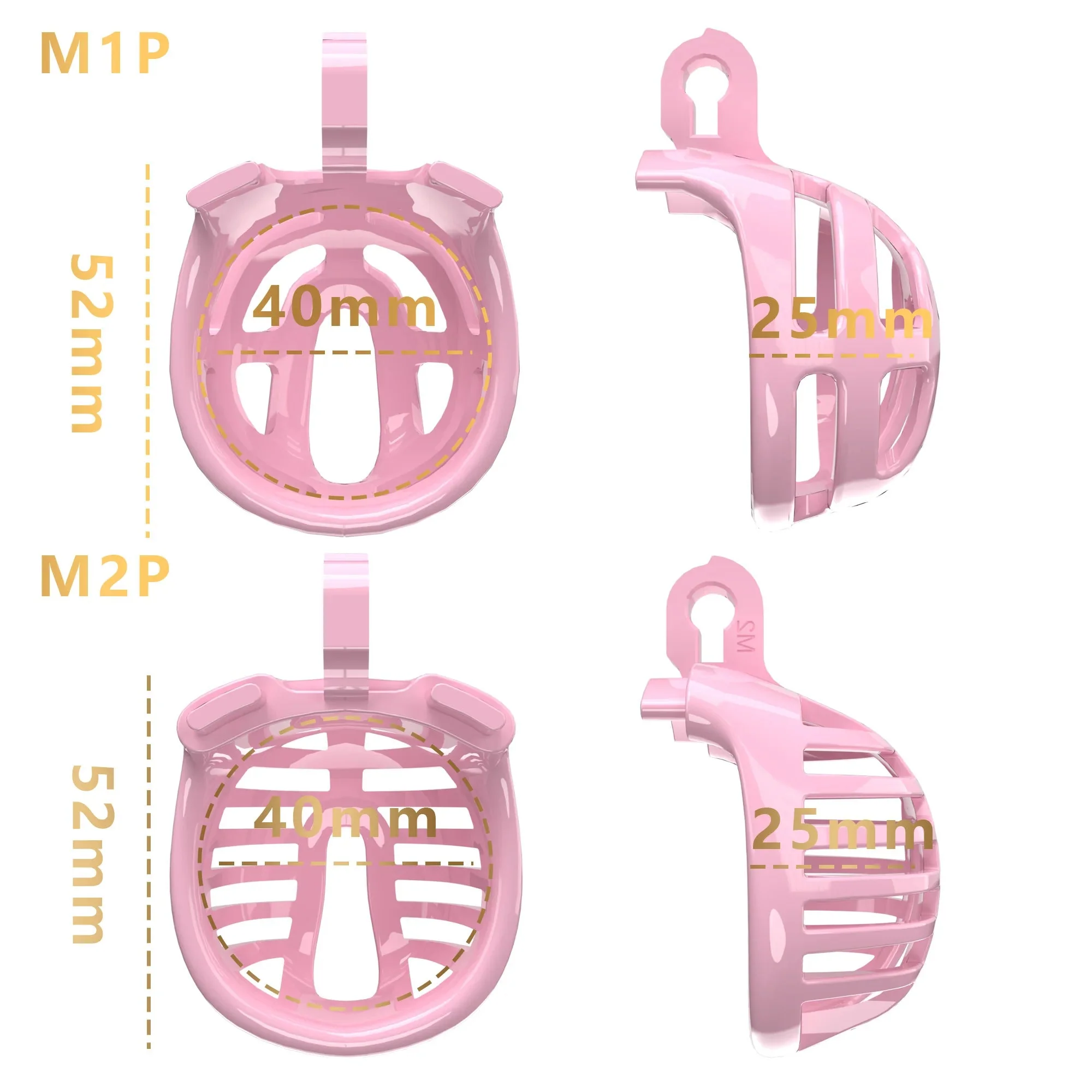 Male Micro Chastity Cage with Urethral Catheter - Image 3