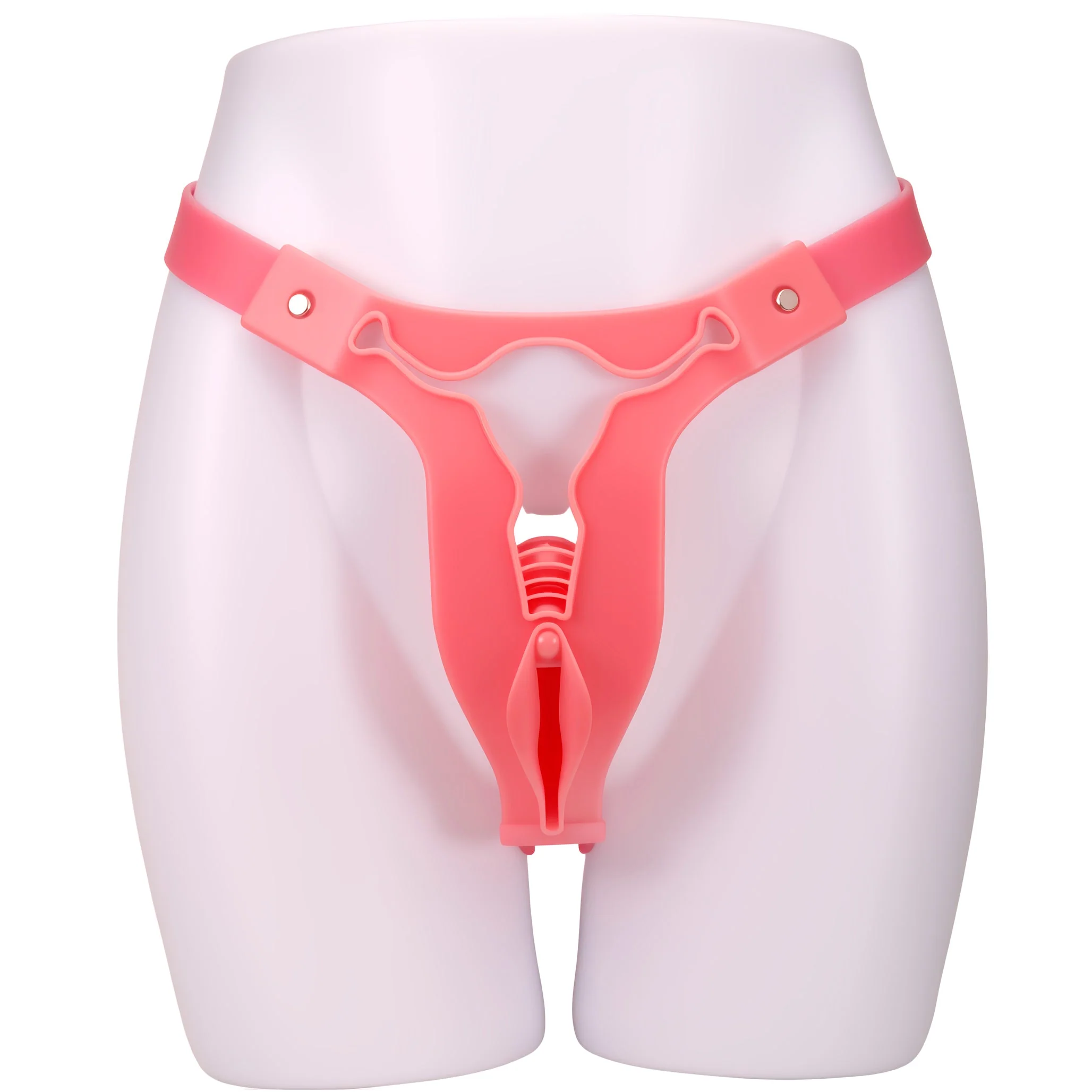Male Pink Chastity Belt - Image 4