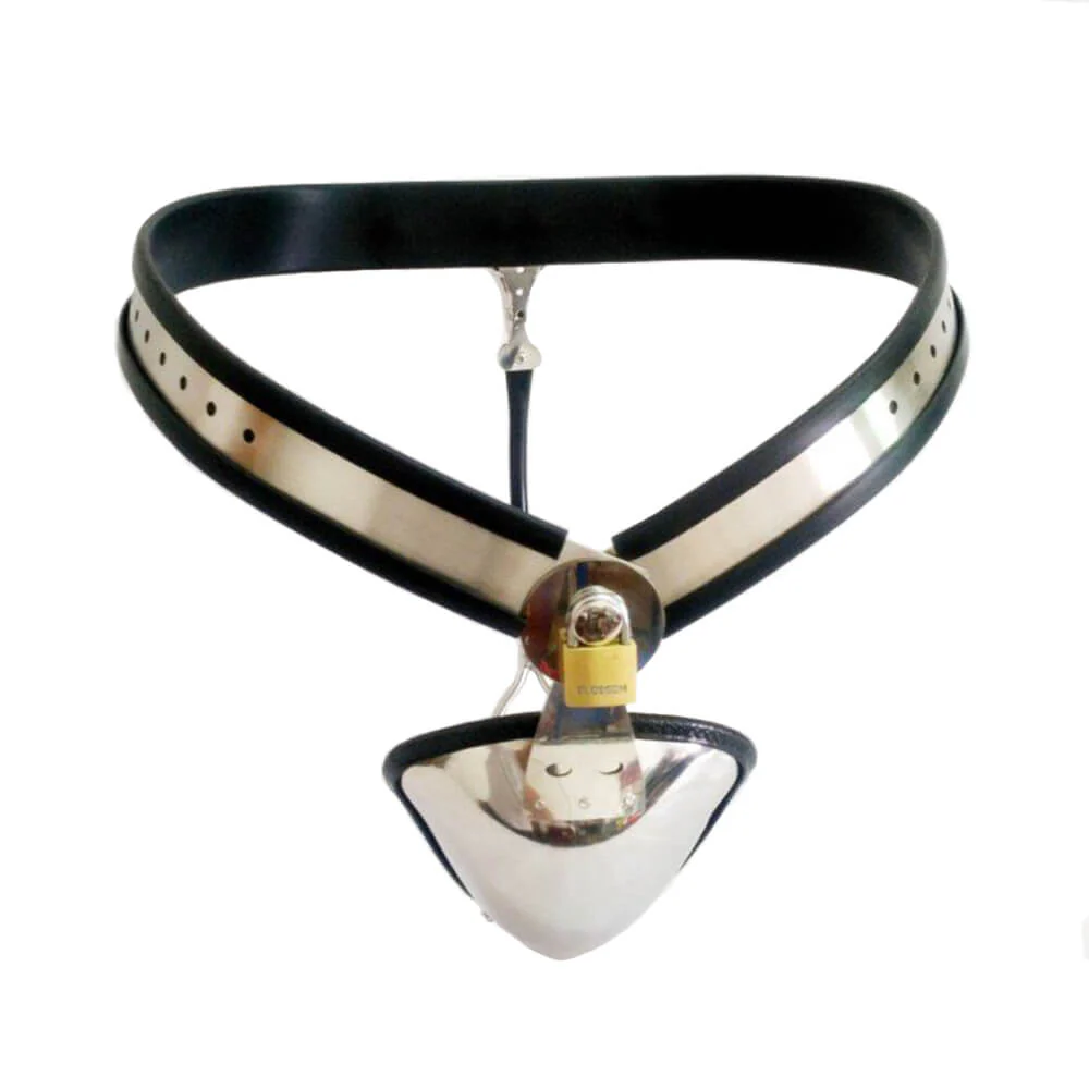 Male Stainless Steel Adjustable Chastity Belt - Image 5