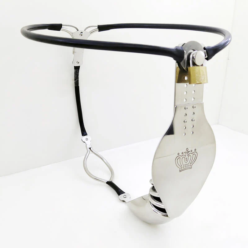 Male Stainless Steel Chastity Belt - Image 2