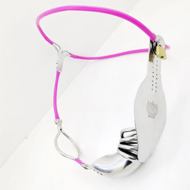 Male Stainless Steel Chastity Belt - Image 3