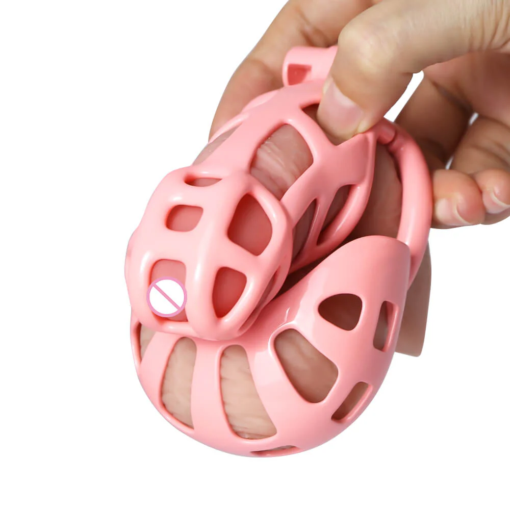 Pink Mamba Chastity Cage With Balls Cage - Image 4