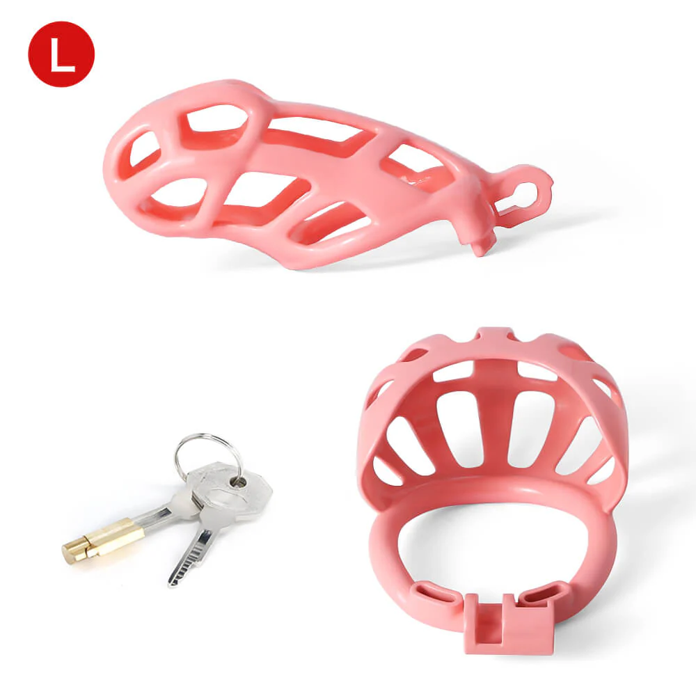 Pink Mamba Chastity Cage With Balls Cage - Image 9