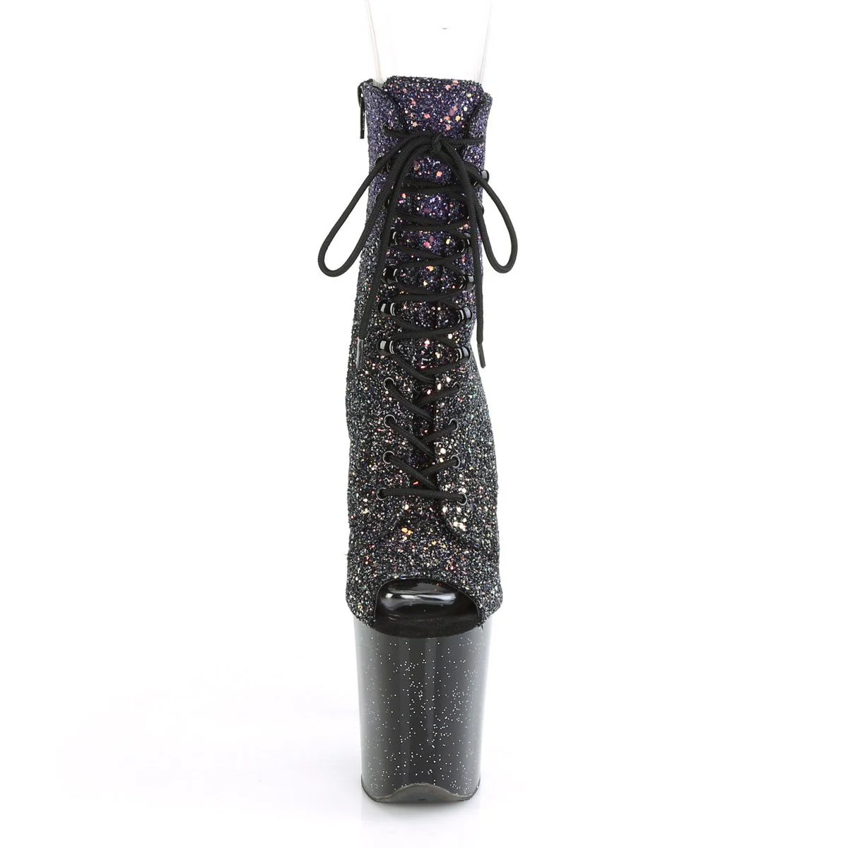 melancholy-1672 OMBG Exotic Boot | Purple Glitter - Image 2