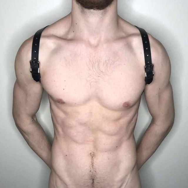 Men's BDSM Chest Harness - Image 2
