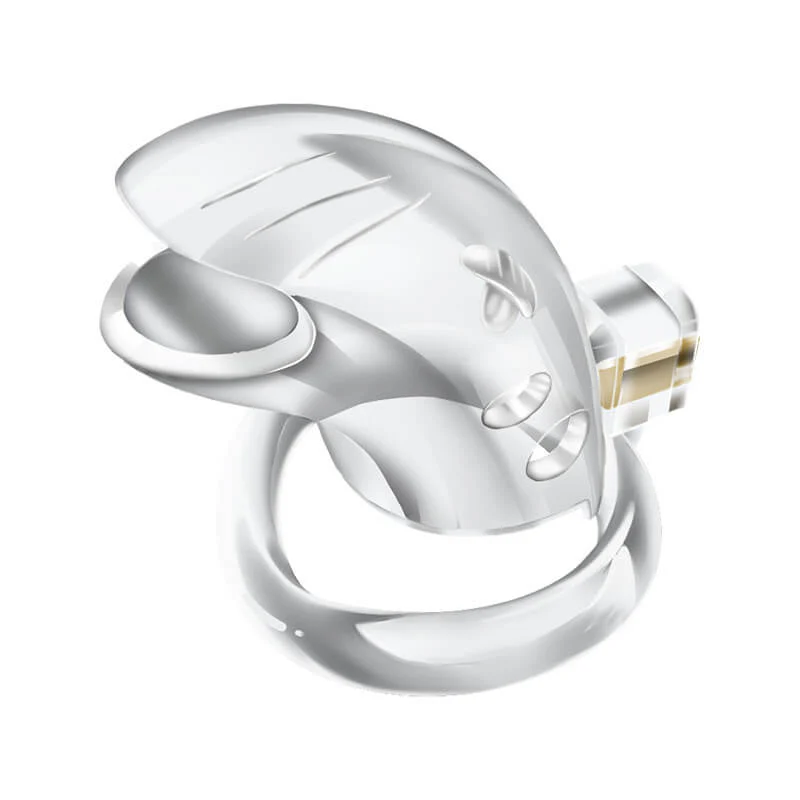 Breathable Chastity Cage With 3 Bondage Ring - Image 4