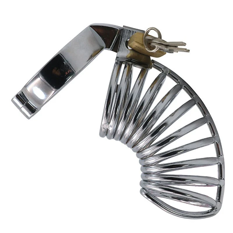 Metal Chastity Cage 4.0 Inches Long - Image 3