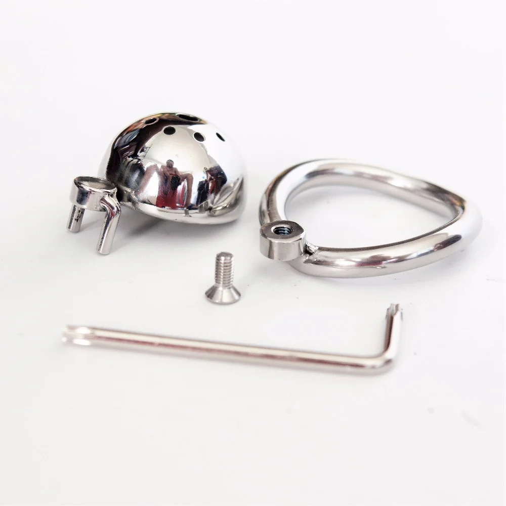 Metal Chastity Cage 0.98 inch long - Image 4