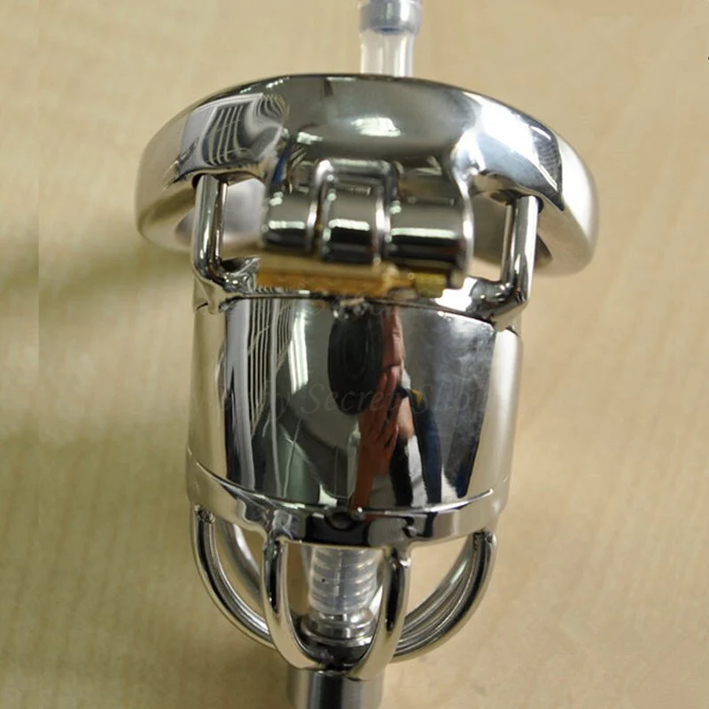 Metal Chastity Cage 1.77 inches long - Image 3