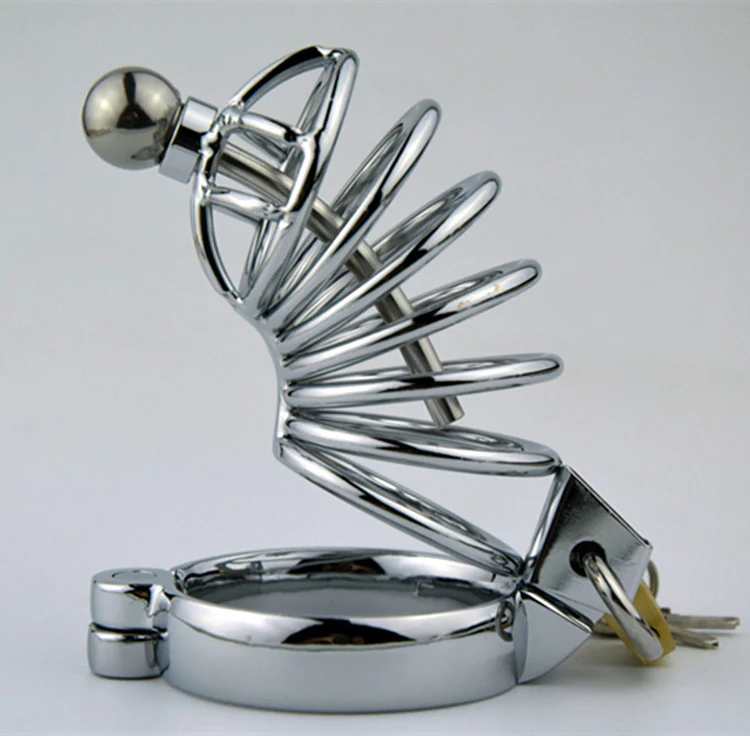 METAL CHASTITY CAGE 2.4 INCHES LONG - Image 2