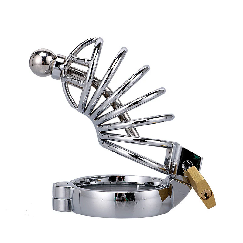 METAL CHASTITY CAGE 2.4 INCHES LONG - Image 4