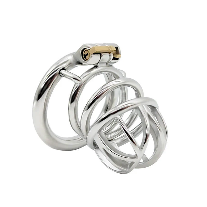Metal Chastity Cage 2.56 Inches Long - Image 3