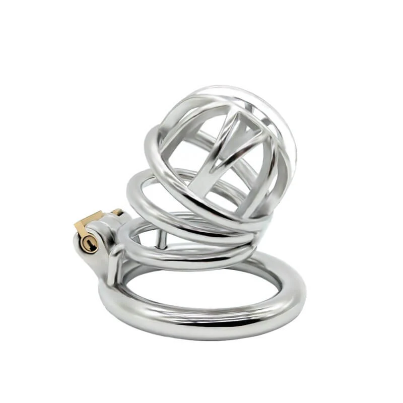 Metal Chastity Cage 2.56 Inches Long - Image 4