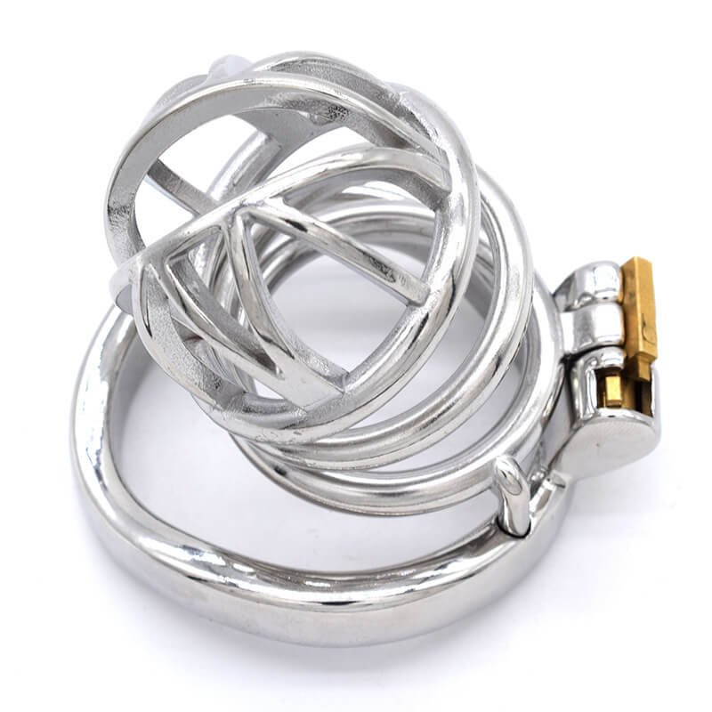 Metal Chastity Cage 2.56 Inches Long - Image 5