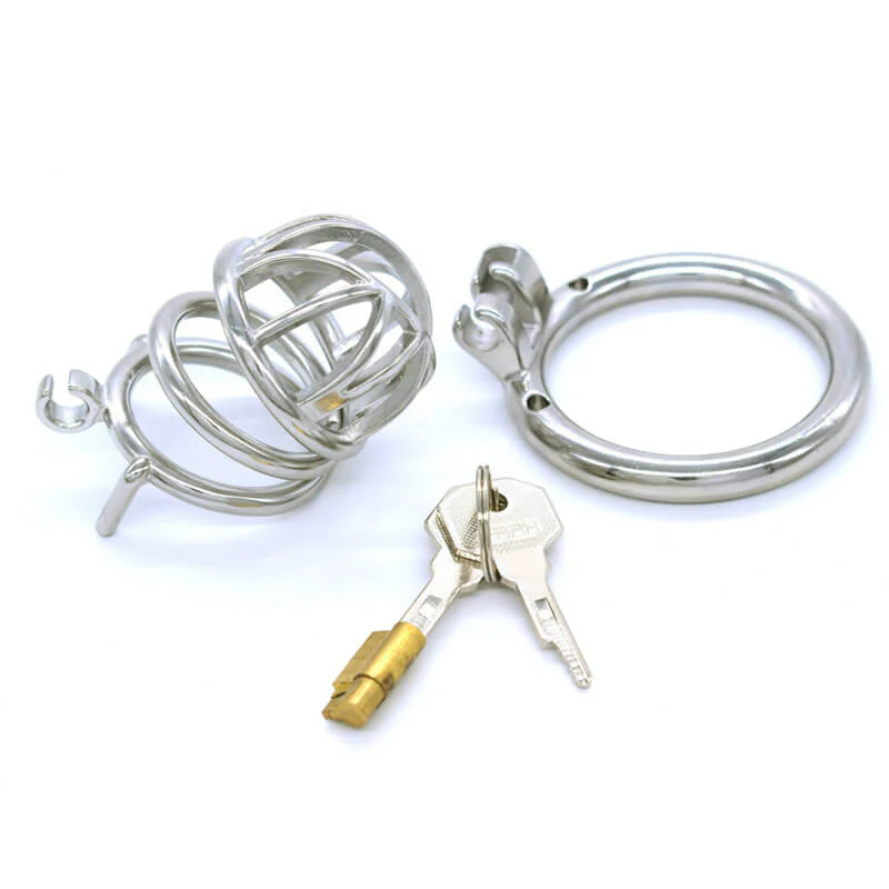 Metal Chastity Cage 2.56 Inches Long - Image 7