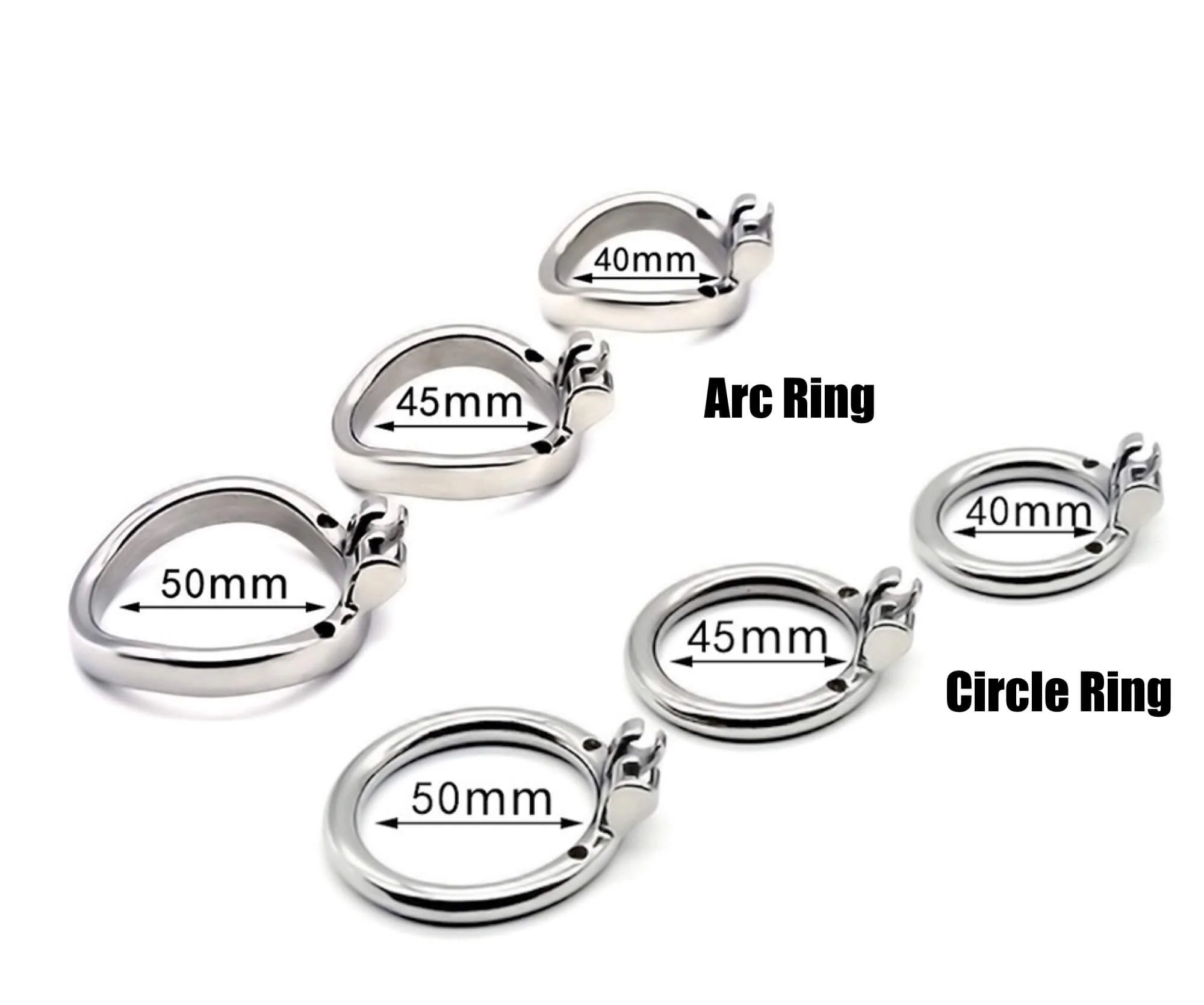 Metal Chastity Cage 2.56 Inches Long - Image 9