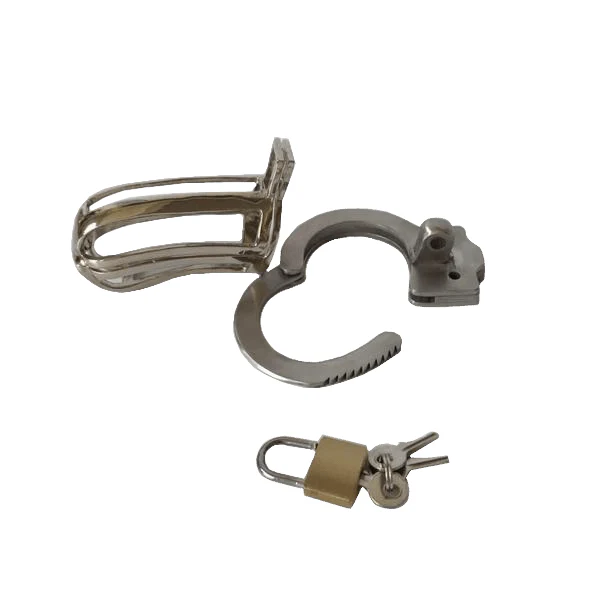 Metal Chastity Cage 3.35 inches long - Image 2