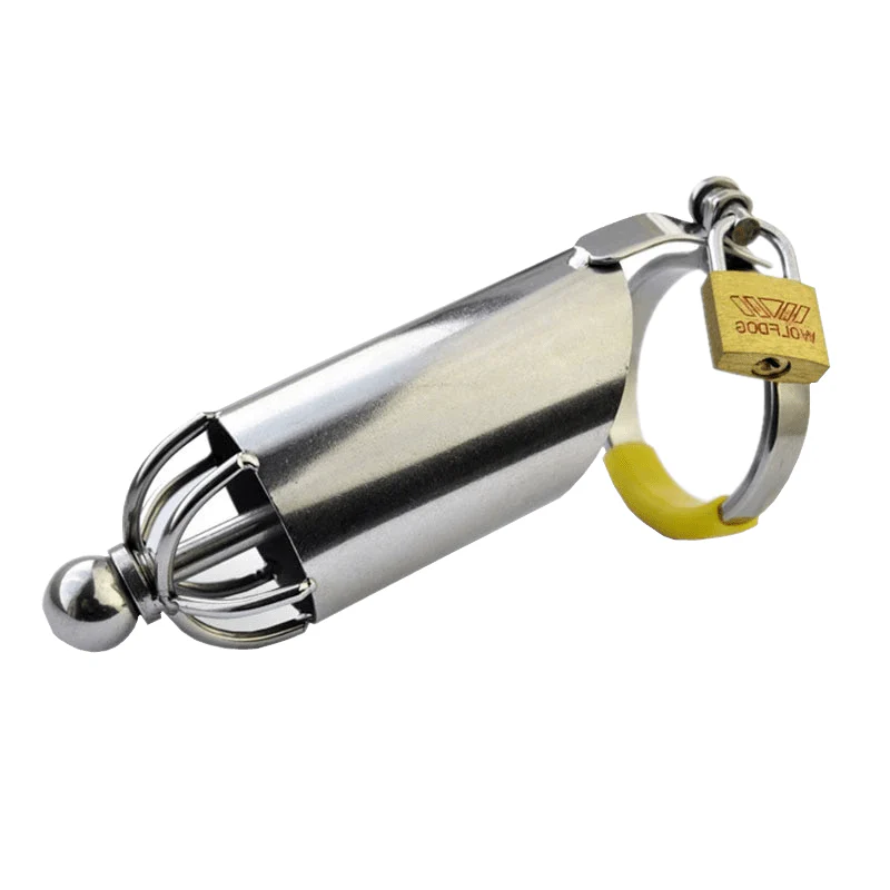 Metal Chastity Cock Cage 4 inches long - Image 3