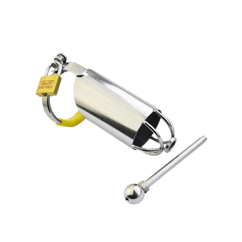 Metal Chastity Cock Cage 4 inches long - Image 4