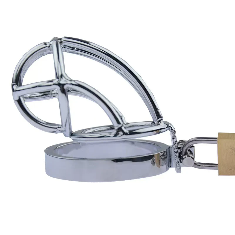 Captus Stainless Steel Locking Chastity Cage - Image 4