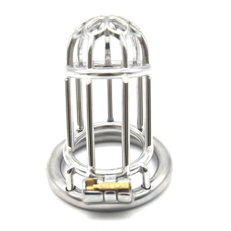 Metal Chastity Cage 2.4 inches Long - Image 2