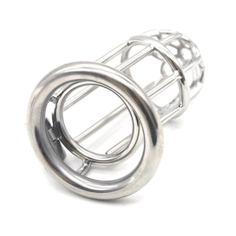Metal Chastity Cage 2.4 inches Long - Image 3