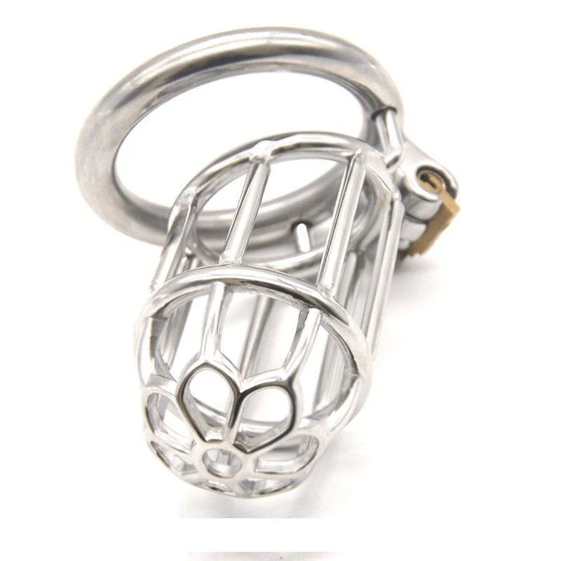 Metal Chastity Cage 2.4 inches Long - Image 4