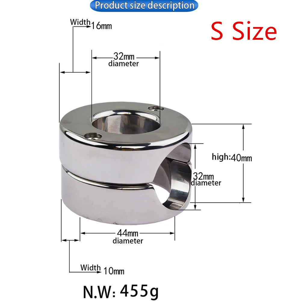 Metal Heavy Cockring Clamp - Image 5