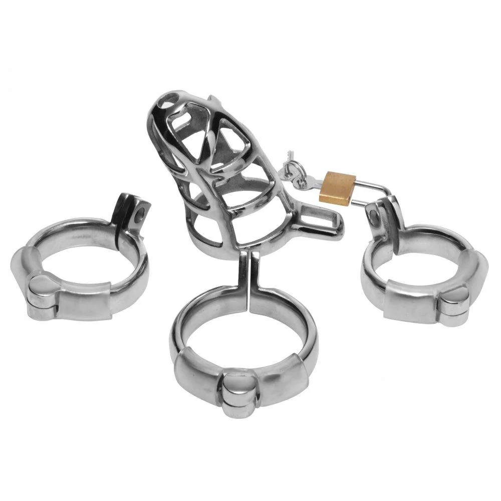 Detained Stainless Steel Chastity Cage - Image 2