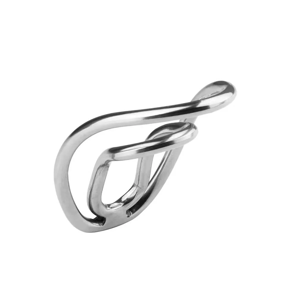 Sissy Fufu Clip Metal Chastity Device - Image 4