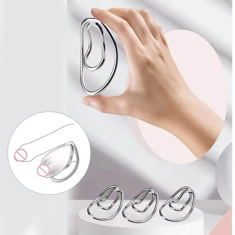 Sissy Fufu Clip Metal Chastity Device - Image 6