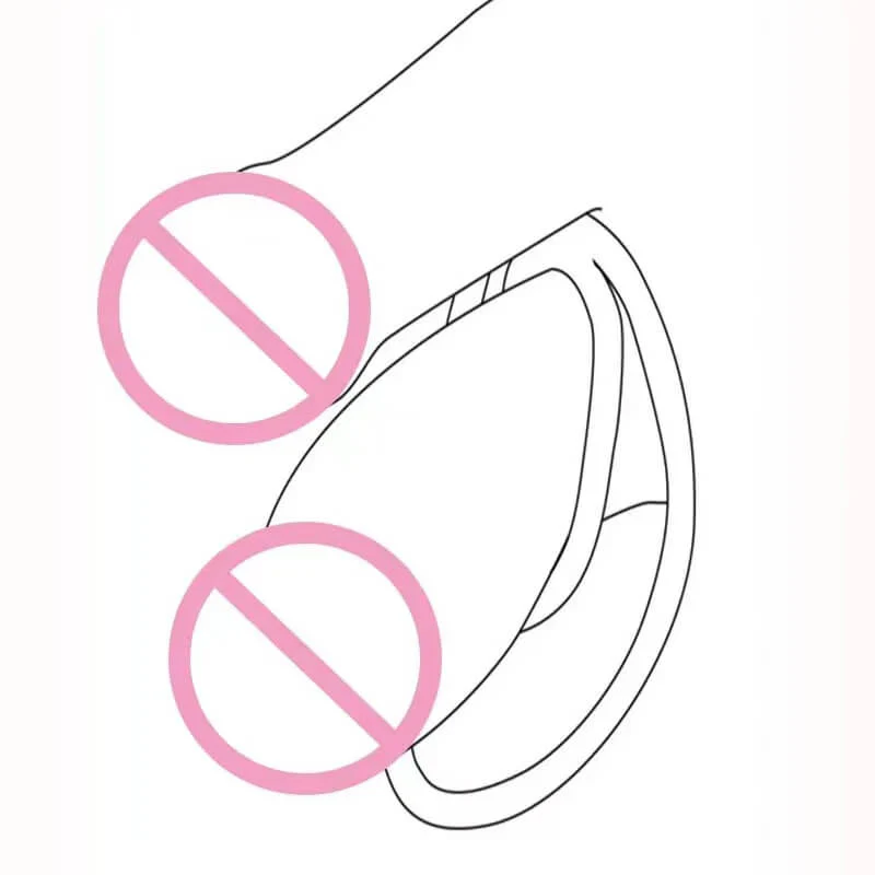 Sissy Fufu Clip Metal Chastity Device - Image 7