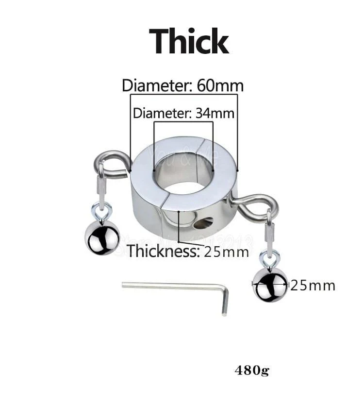 Metallic Testicle Stretcher Weights - Image 10