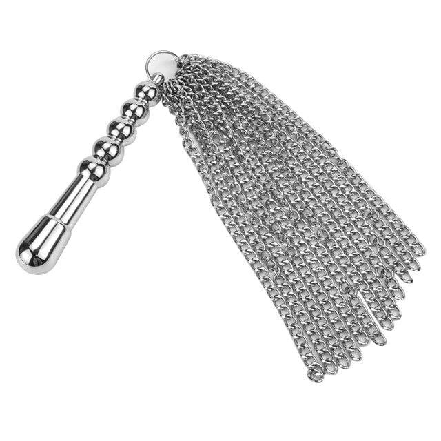 Metallic Torture Chain Flogger - Image 2
