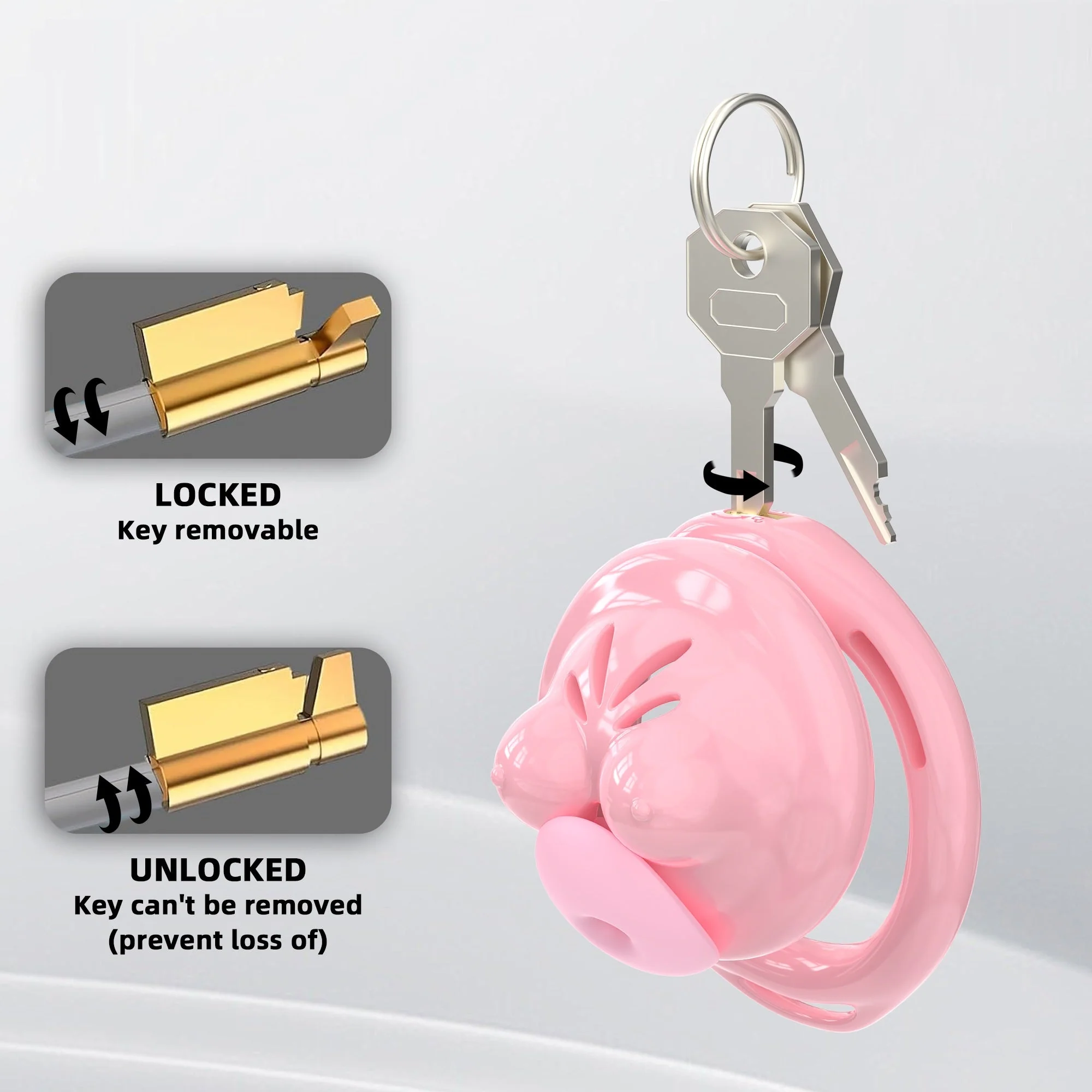 Mini Silicone Chest Cock Cage - Image 4