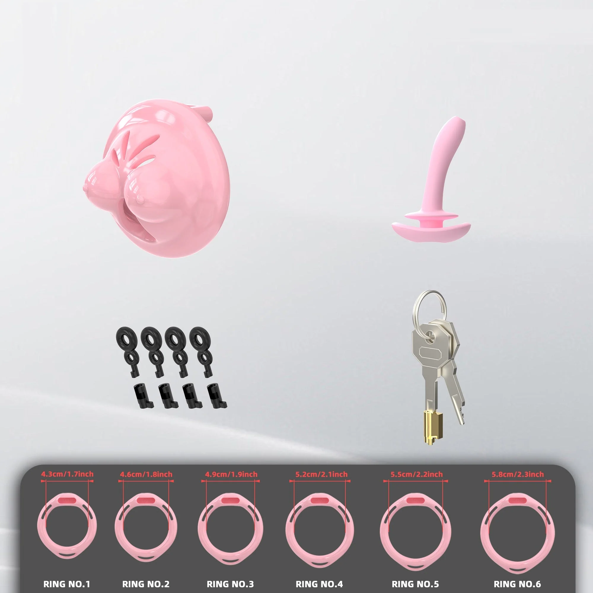 Mini Silicone Chest Cock Cage - Image 6
