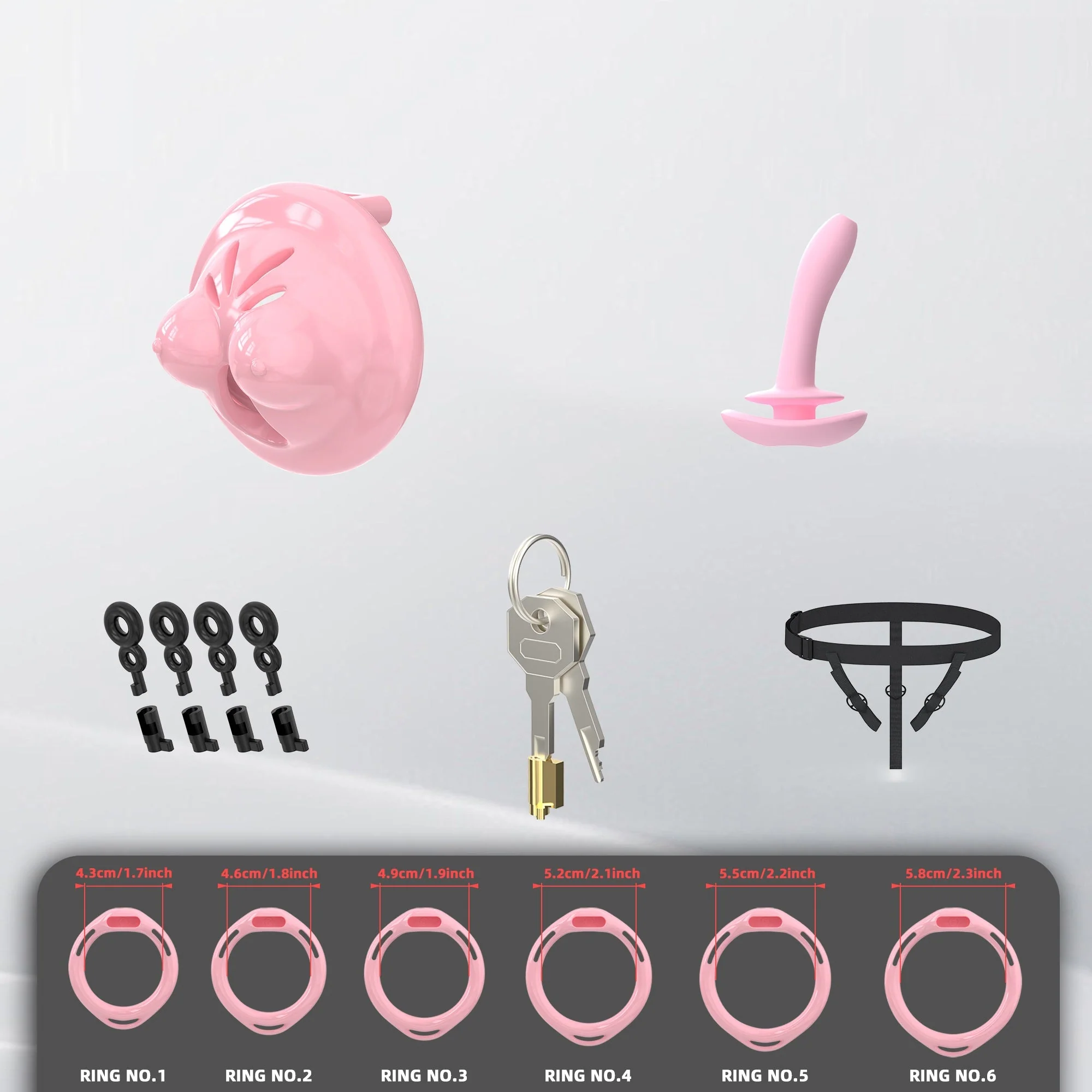 Mini Silicone Chest Cock Cage - Image 7