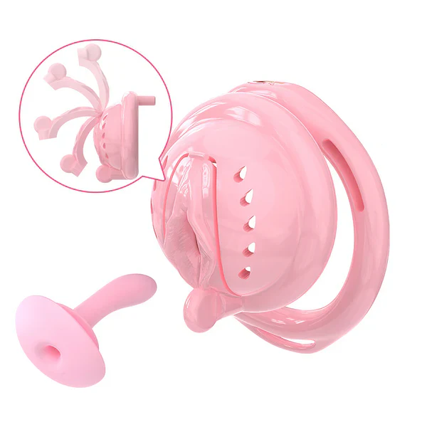 Mini Silicone Pussy Cock Cage