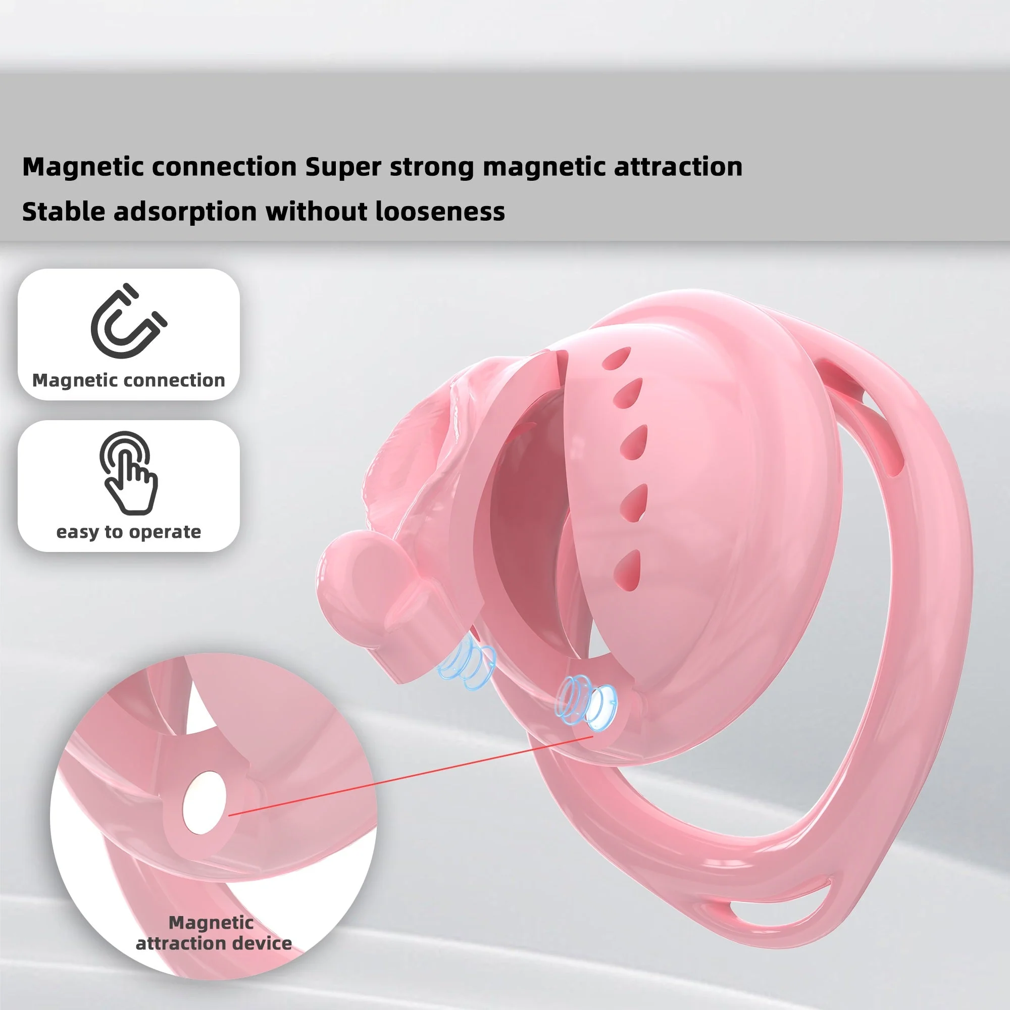 Mini Silicone Pussy Cock Cage - Image 15