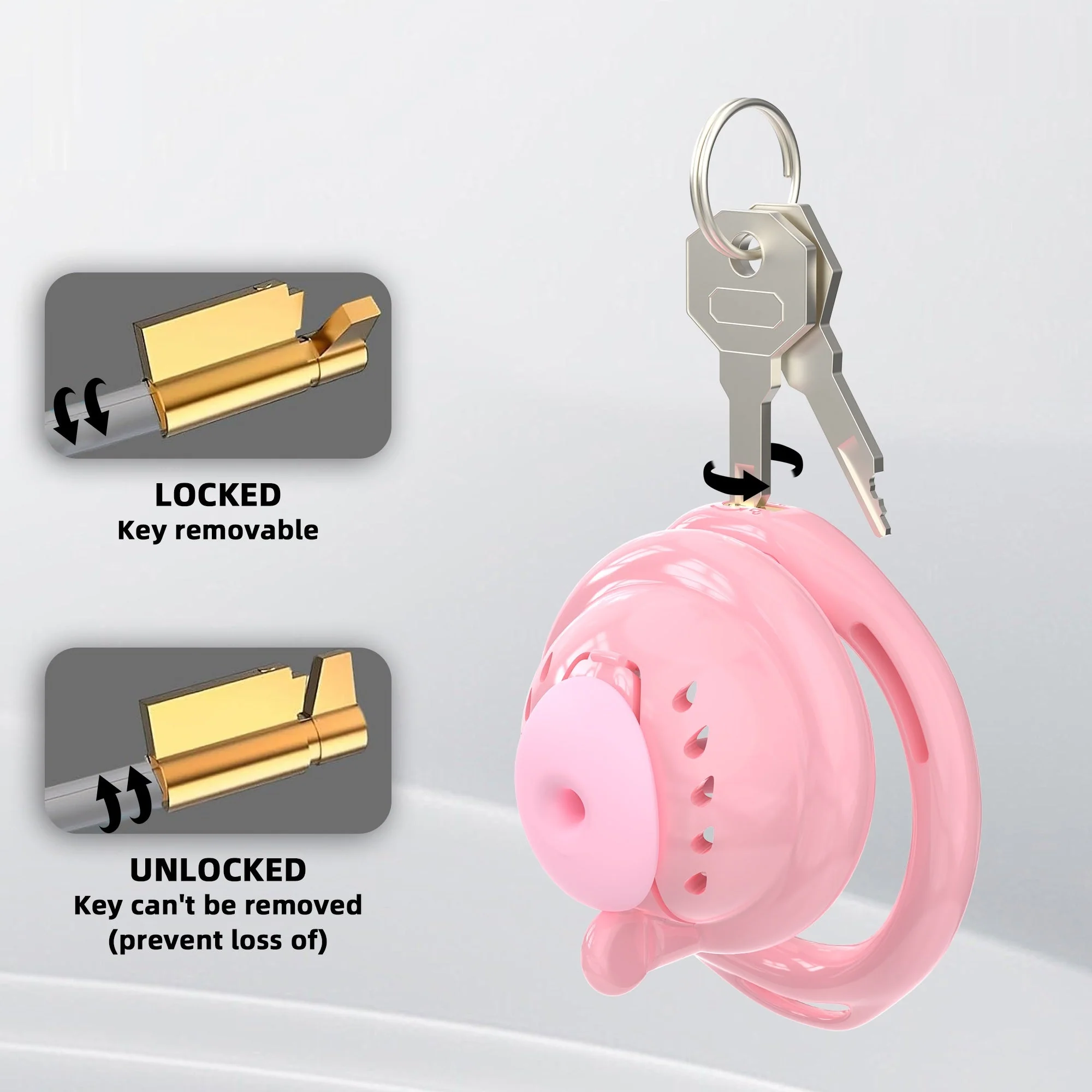 Mini Silicone Pussy Cock Cage - Image 5