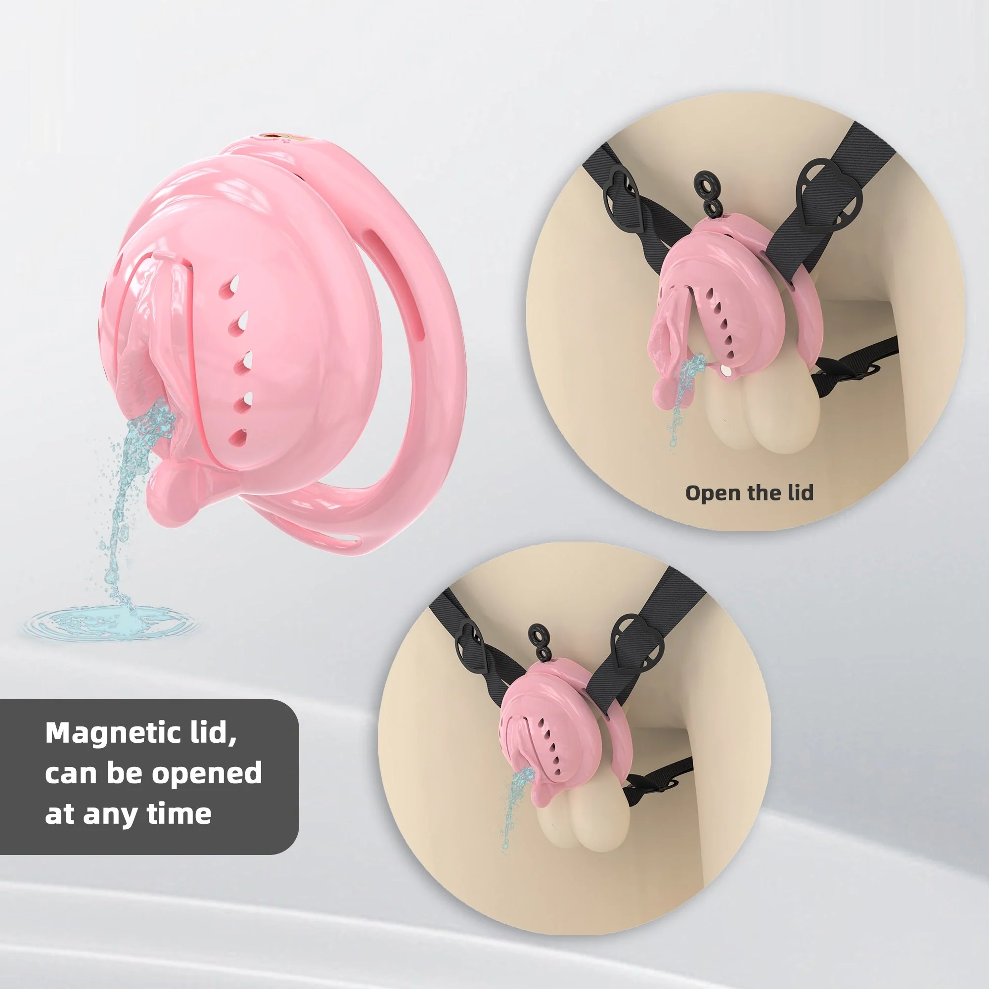 Mini Silicone Pussy Cock Cage - Image 6