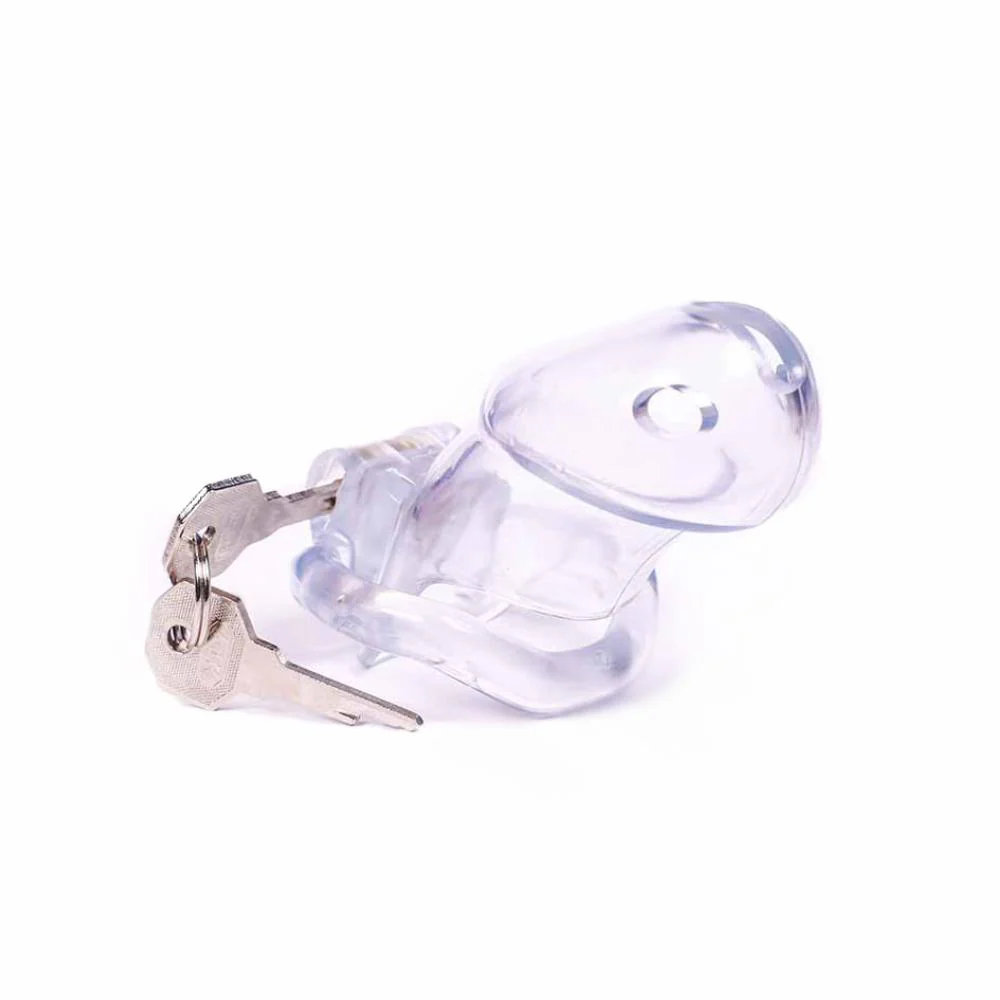 Sissy in Pink Resin Chastity Cage 1.89 and 2.35 inches long - Image 13