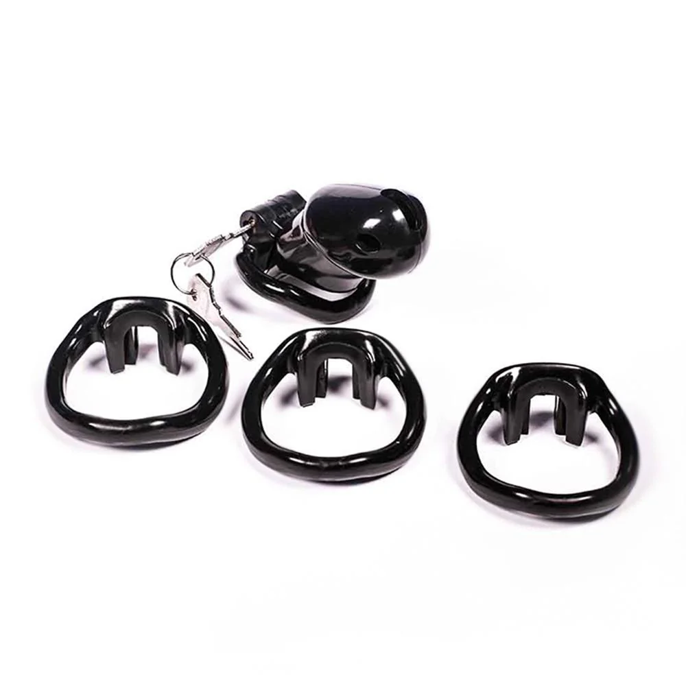 Sissy in Pink Resin Chastity Cage 1.89 and 2.35 inches long - Image 4