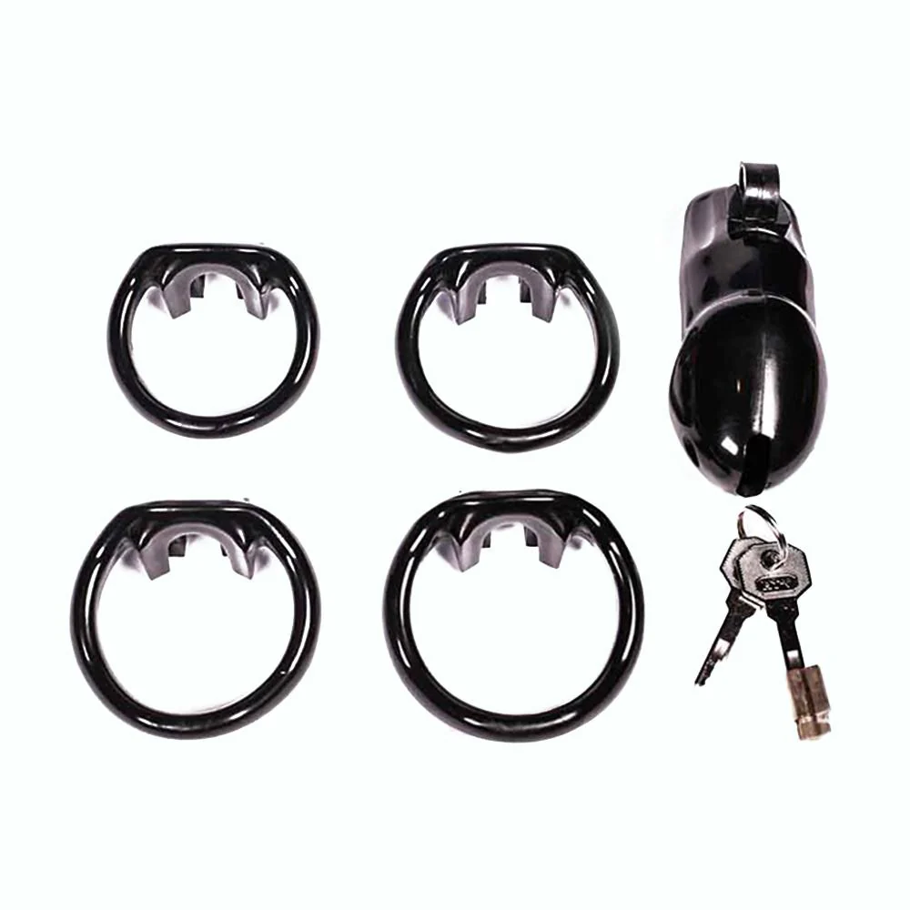Sissy in Pink Resin Chastity Cage 1.89 and 2.35 inches long - Image 6