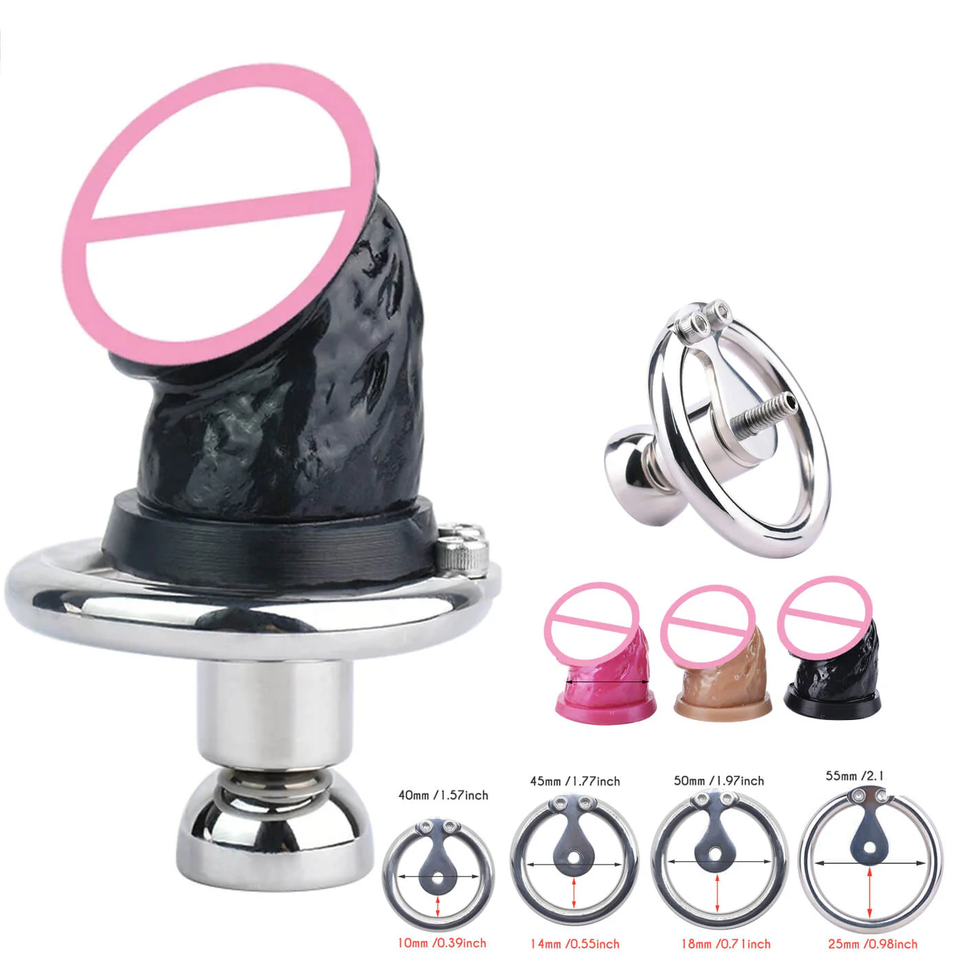 Negative #403 DIY Silicone Dildo Sleeve Chastity Cage - Image 8